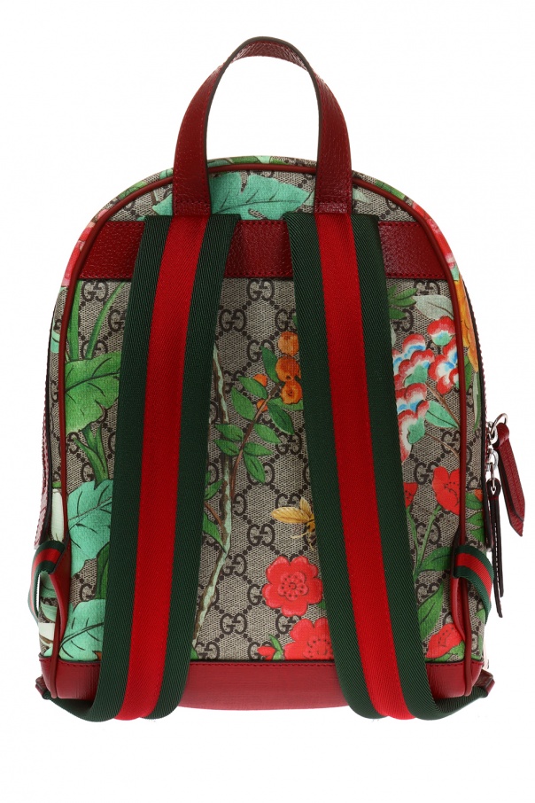 棕色'Tian' printed backpack Gucci - Vitkac 中国